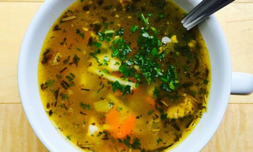 The Sweet Potato Kitchen's housemade chicken noodle soup