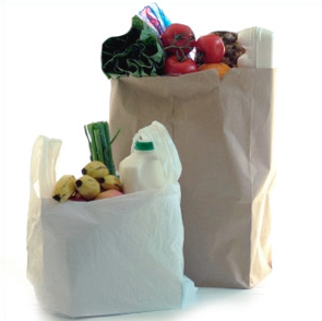 The Sweet Potato - plastic bags vs paper bags - plastic wins out as more environmentally friendly.