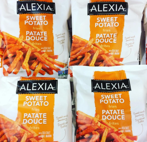 The Sweet Potato Toronto - frozen foods section is full of delicious foods including Alexia Sweet Potato Fries