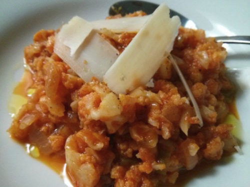 Cheesy Cauliflower - The Sweet Potato