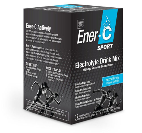 Ener-C's electrolyte drink mix is an important part of your first aid kit. In fact it's great to have on you at all times.