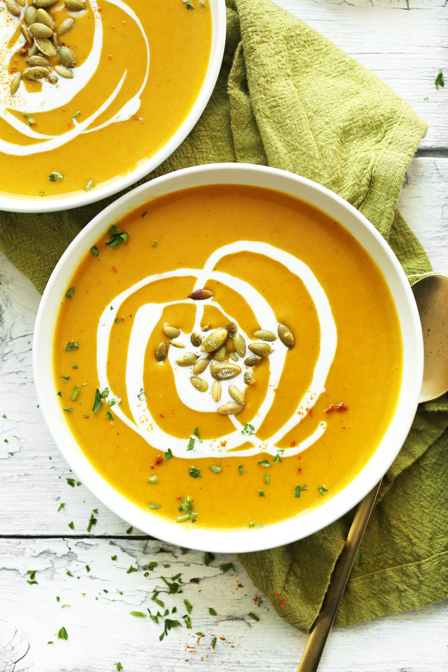 Curry Buttercup Squash Soup The Sweet Potato