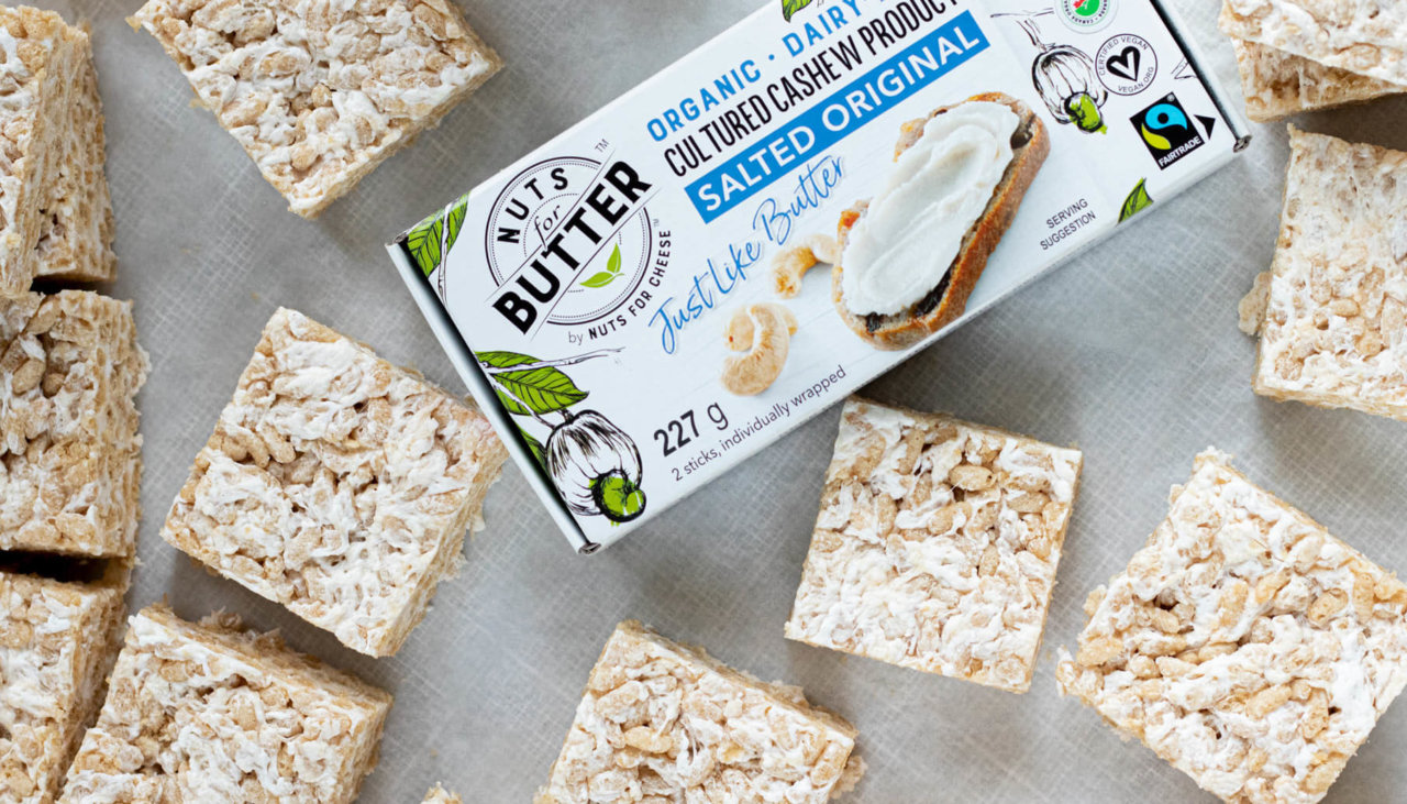 https://thesweetpotato.ca/wp-content/uploads/2021/02/Vegan-Salted-Butter-Rice-Crispy-Nuts-for-Cheese-veganricecrispy-veganbutter4-1-e1616784900256-1280x731.jpg