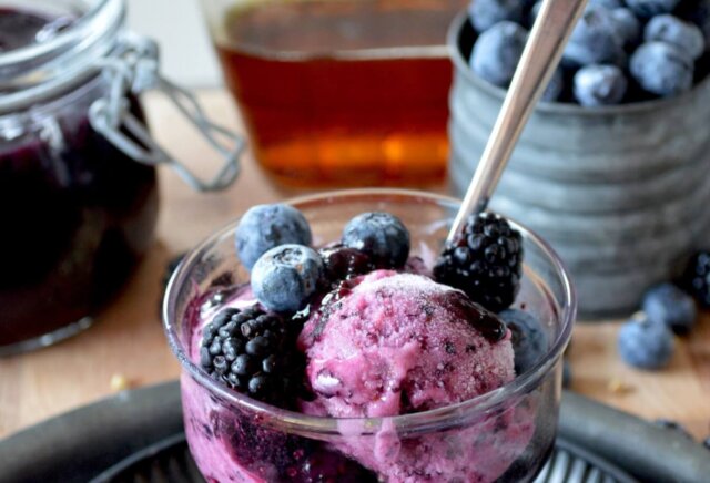 Bremner’s blueberry ice cream